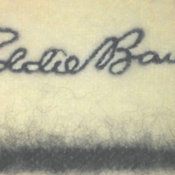 EARLY'S OF WITNEY, ENGLAND, PURE MERINO WOOL BLANKET FOR EDDIE BAUER, QUEEN - Picture 6 of 7